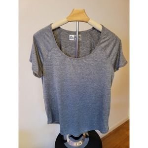 RBX Gray Athletic Gray Short Sleeve Shirt Medium
